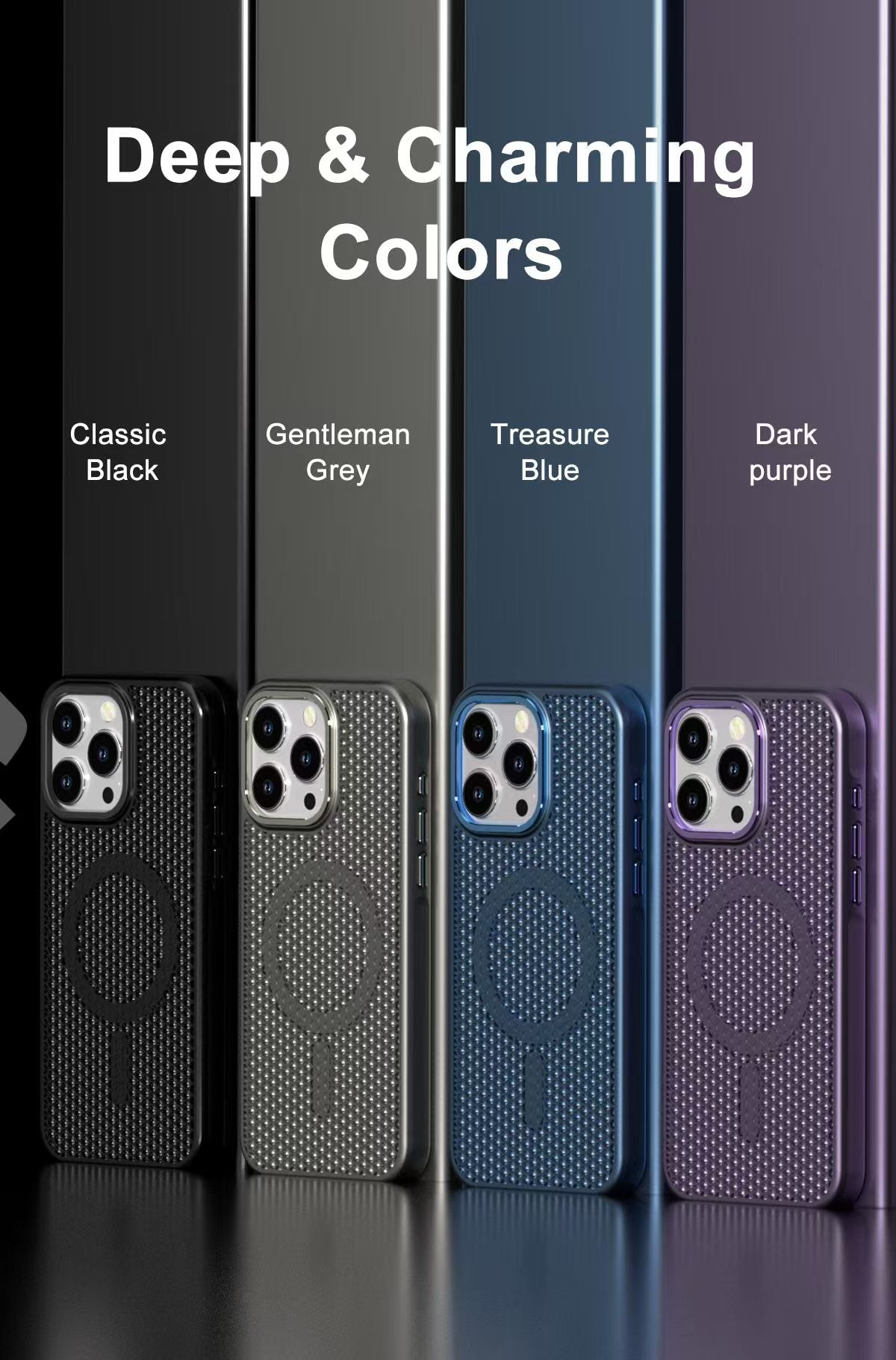 USP 3D Mesh Armor Case for iPhone 17 Air Compatible With Magsafe