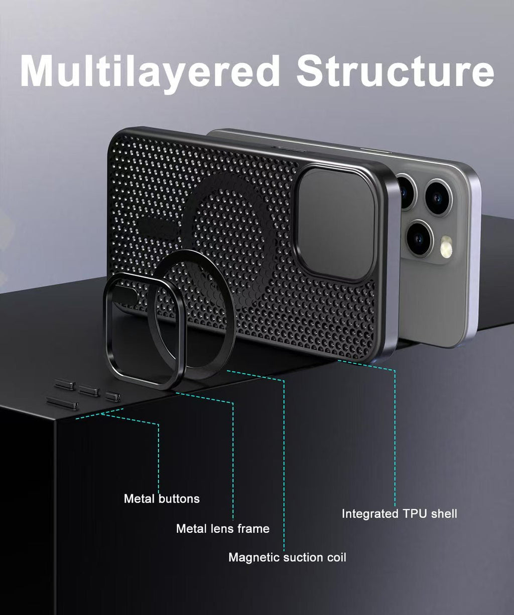 USP 3D Mesh Armor Case for iPhone 17 Pro Compatible With Magsafe