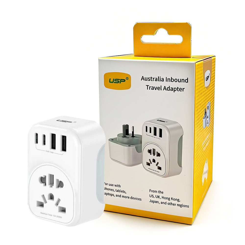 Inbound Travel Adapter Travel Chargers – USP