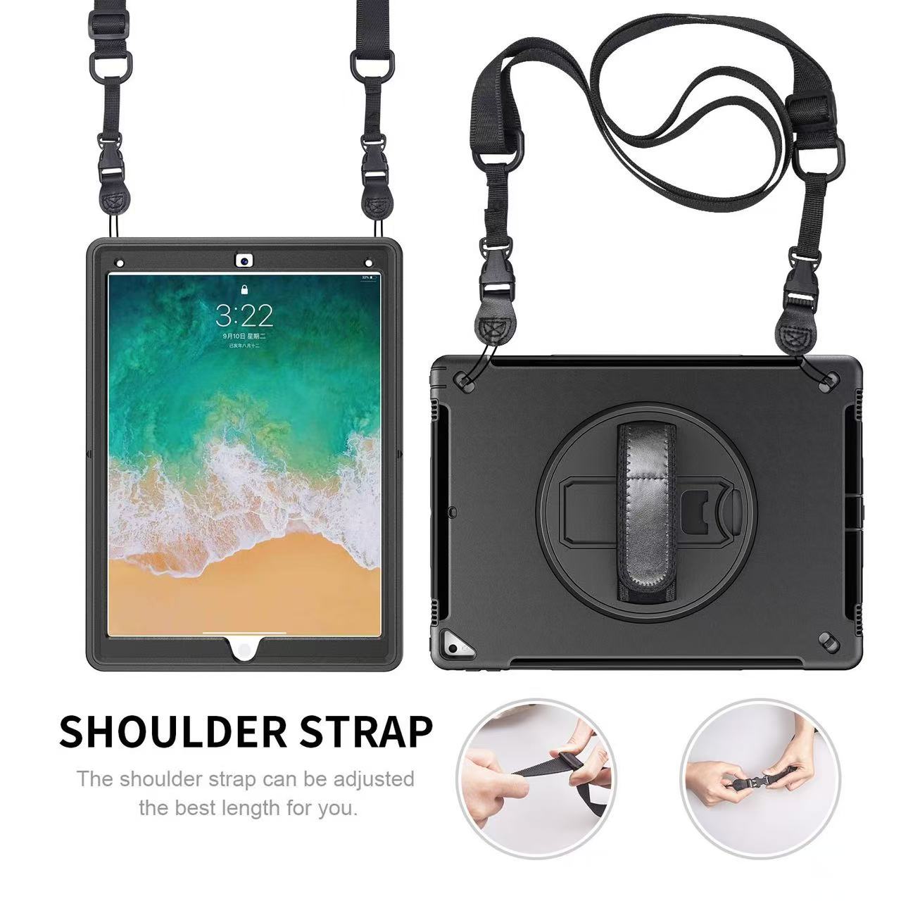 Rugged Case  for iPad 9 / 8 / 7th Gen 10.2"