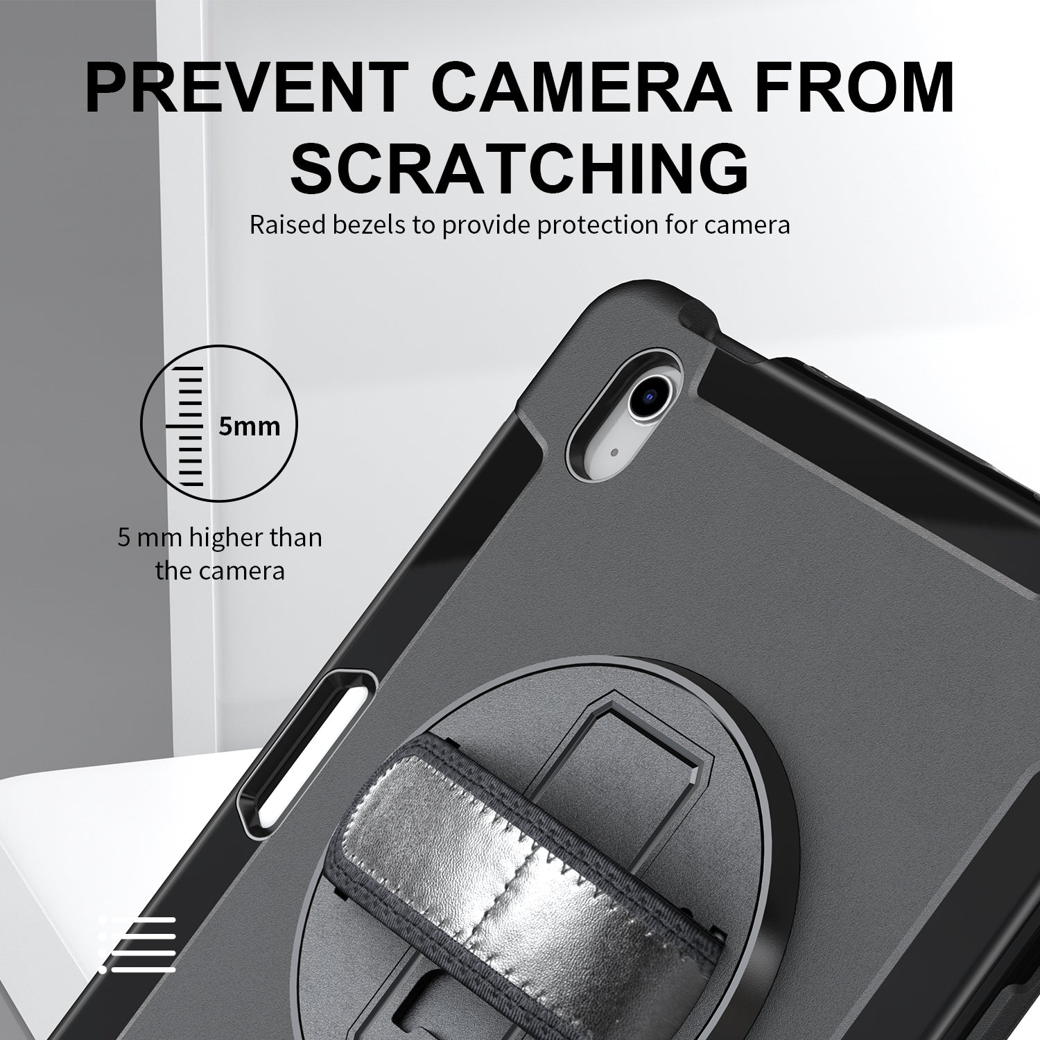 Rugged Case with Pen Holder For iPad Air 3