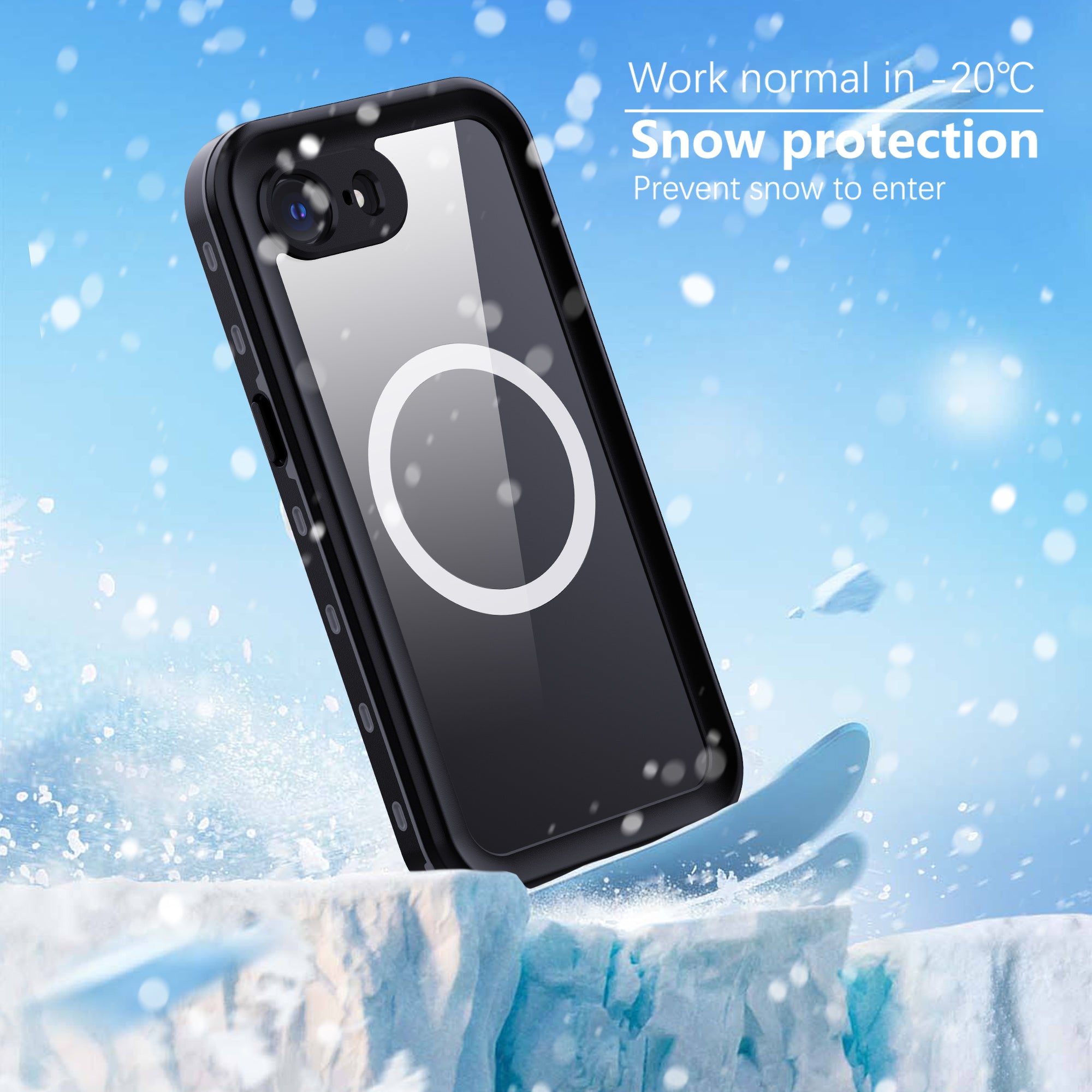 USP Apple iPhone 17e/16e WaterProoof Case Black