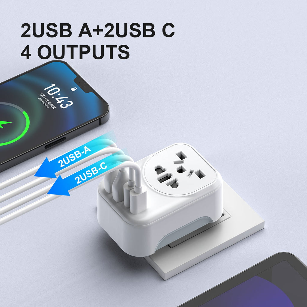 Inbound Travel Adapter Australia Inbound Travel Adapter US, UK, Hong Kong, Japan, and other r ...