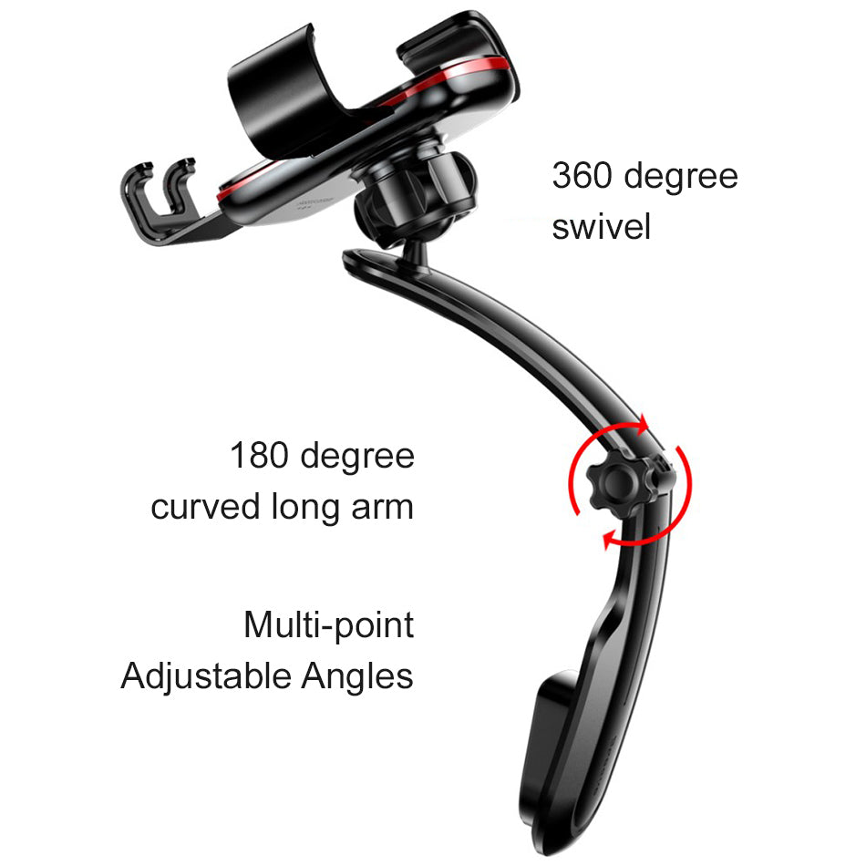 Metal Age Gravity Car Mount(Connecting Rod Type)Black Baseus