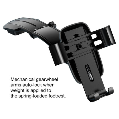 Metal Age Gravity Car Mount(Connecting Rod Type)Black Baseus