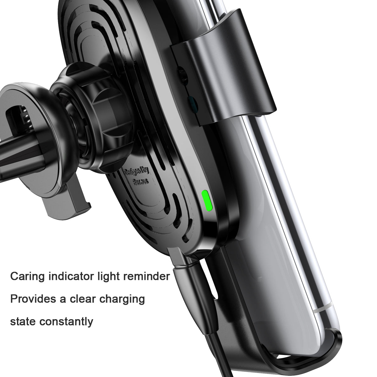 Baseus Wireless Charger Gravity Car Mount Black