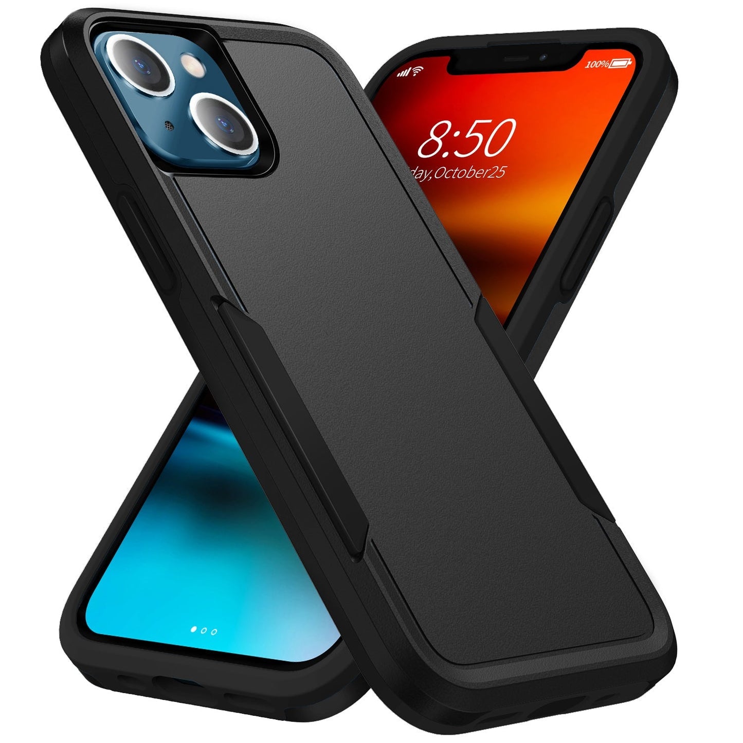 Phonix Case For iPhone X / Xs Black Armor Light Case