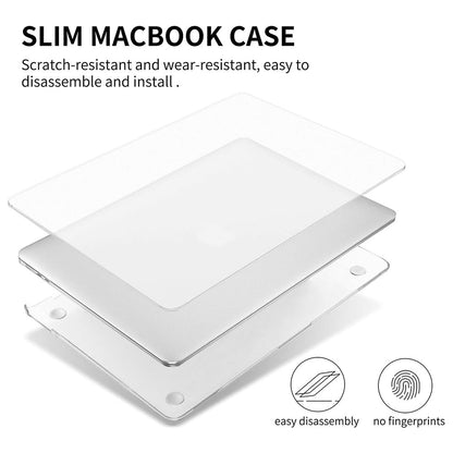 Hardshell Case for MacBook Air 13.3 (A1932/A2179/A2337) Glassy matte(Clear)