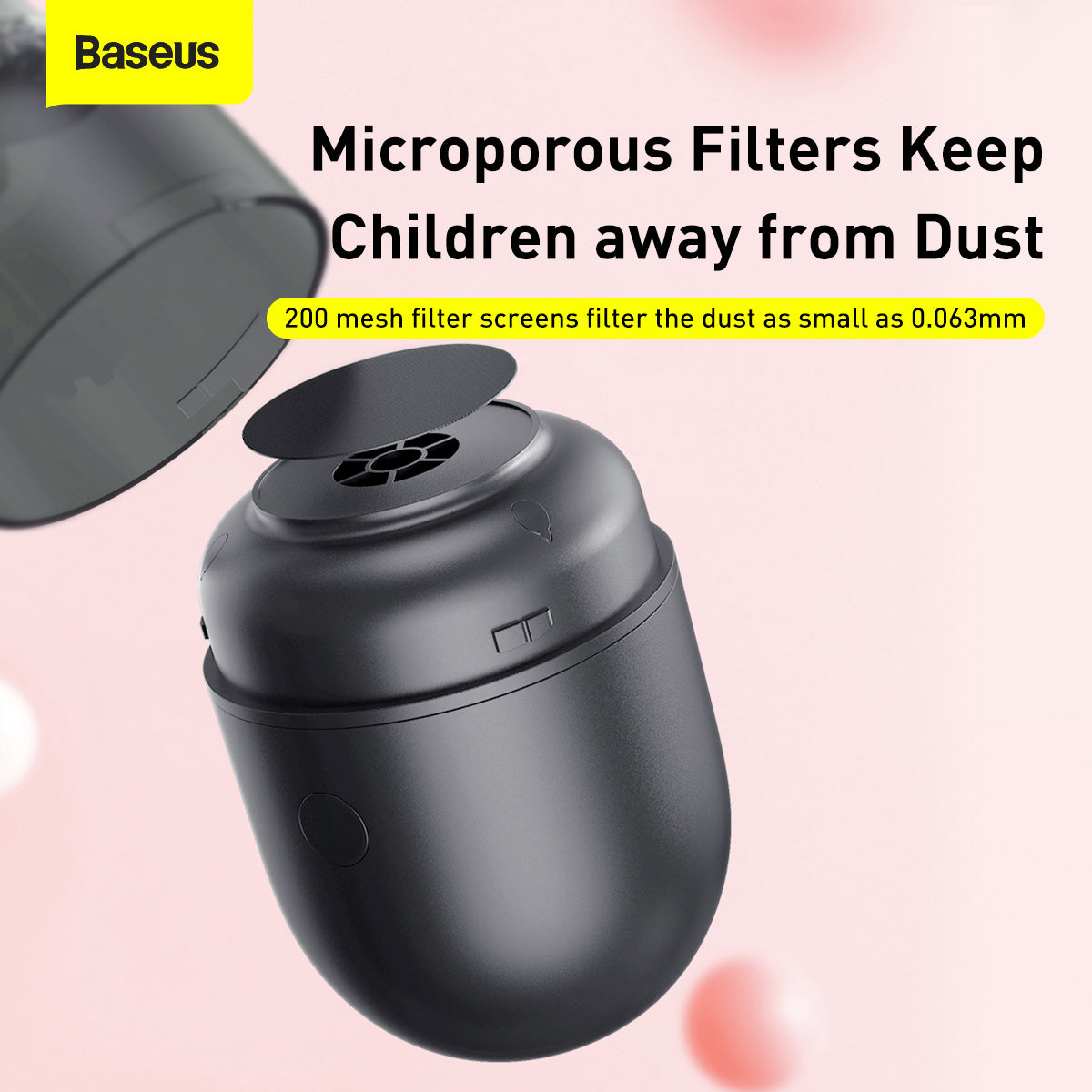 Baseus C2 Desktop Capsule Vacuum Cleaner Black