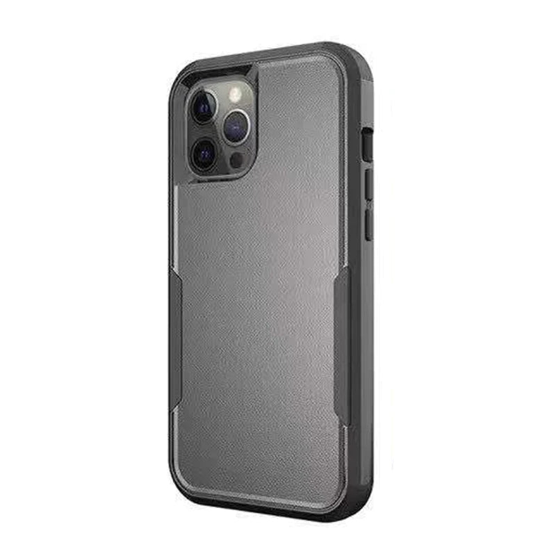 Phonix Case For iPhone 12 Pro Max Black Armor (Heavy Duty) Case