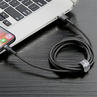 3M BoostUp Cafule Lightning to USB-A Cable Charge & Connect Black USP