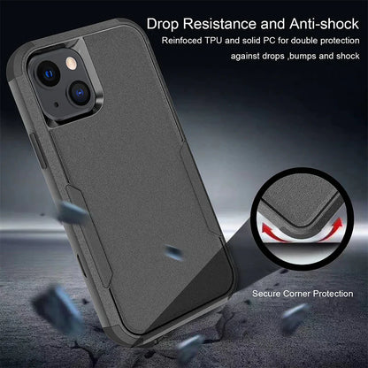 Phonix Case For iPhone 12 Mini Black Armor (Heavy Duty) Case