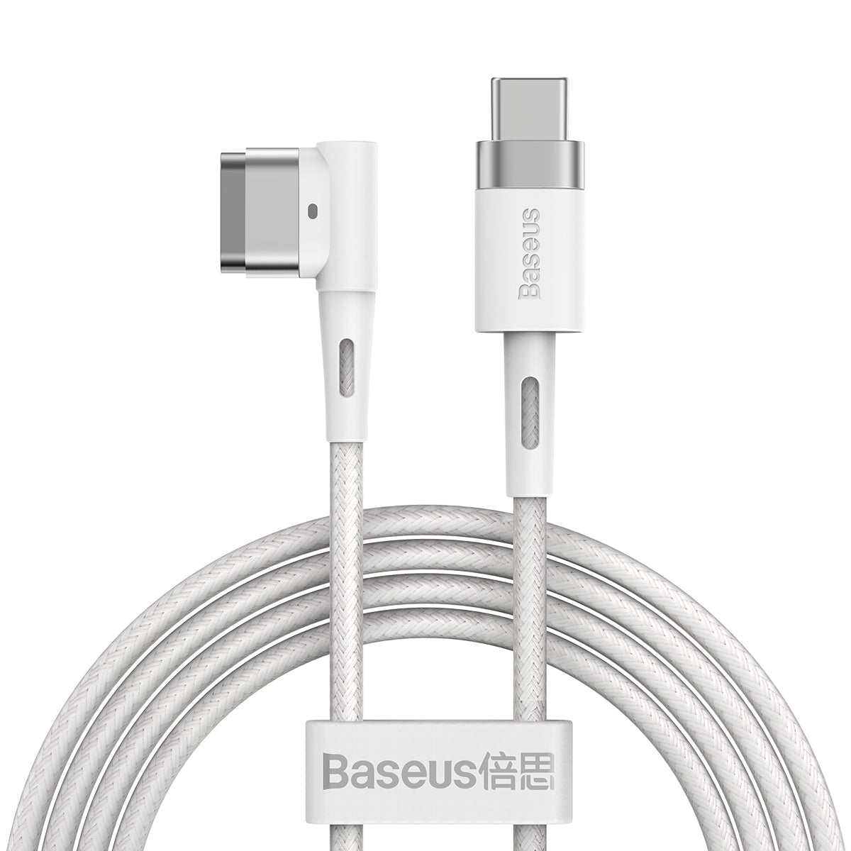 Baseus Zinc Magnetic Series iP Laptop Charging Cable Type-C to L-shaped Port 60W 2m White