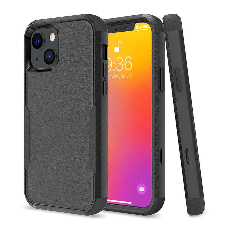 Phonix Case For iPhone Xs Max Black Armor (Heavy Duty) Case