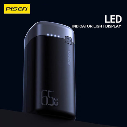 Pisen-PRO Laptop Power Bank  (65W,20kmAh) (LS-DY118/Black) PD65-2 20000mAh