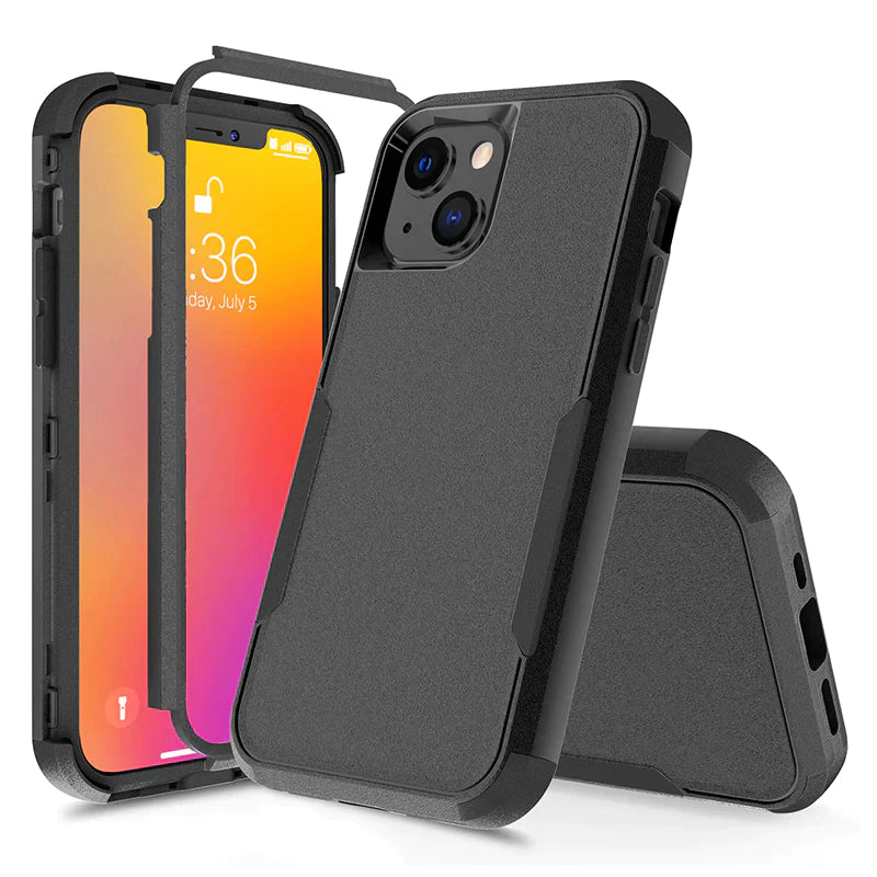 Phonix Case For iPhone 11  Pro Max Black Armor (Heavy Duty) Case