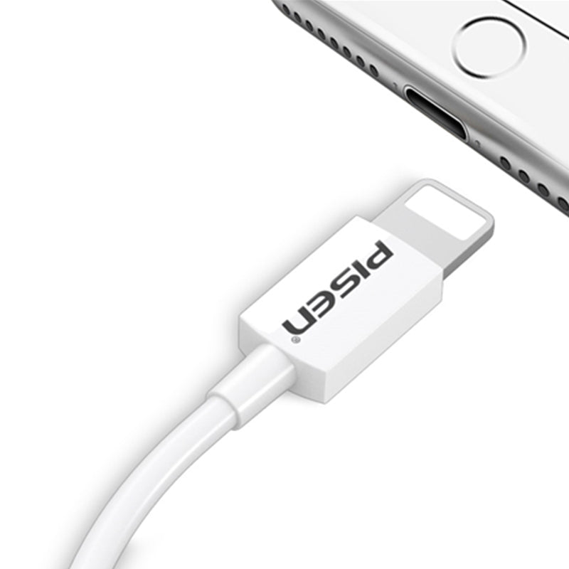 1M Lightning to USB-A Cable(white) AL05-1000 PISEN