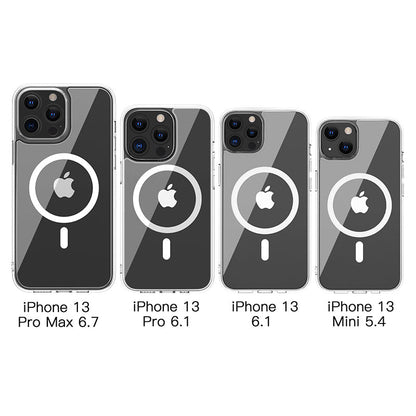 Phonix Case For iPhone 13 Pro Clear Rock Shockproof Case with MagSafe