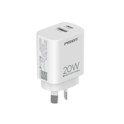 20W USB A + TYPE C Fast Wall Charger PISEN