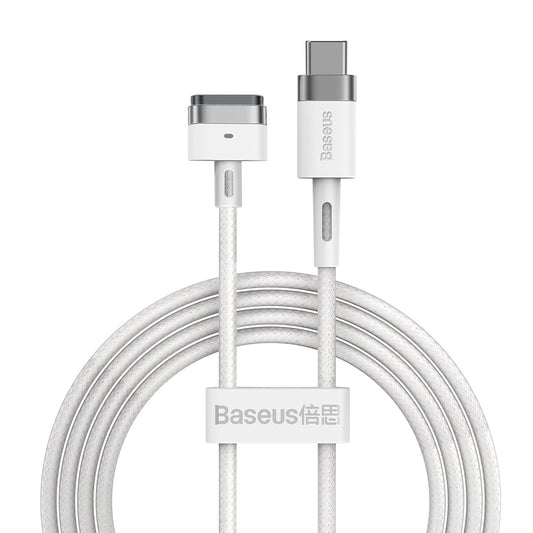 Baseus Zinc Magnetic Series iP Laptop Charging Cable Type-C to T-shaped Port 60W 2m White