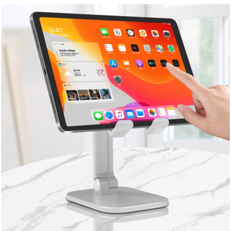 Folding Desktop Phone Stand/Holder for iPhone/iPad White USP