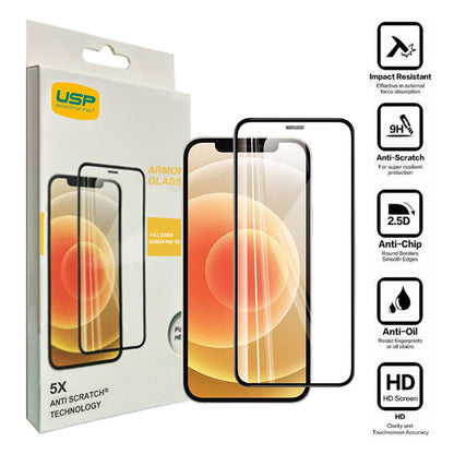 USP Screen Protector For iPhone 13 Mini Armor Glass Full Cover (1  Piece/Box)