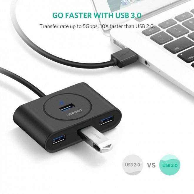 0.5M USB 3.0 A 4 Ports  HUB Ugreen