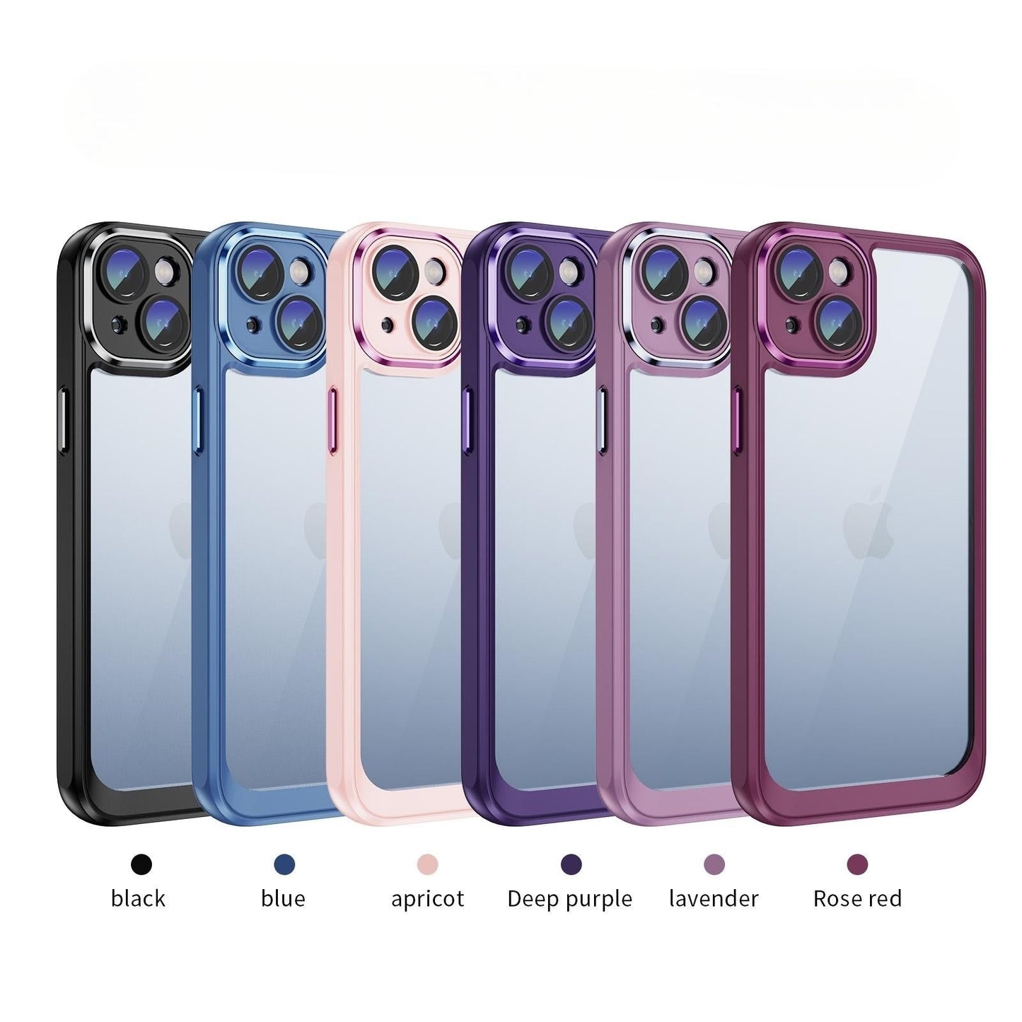 Phonix Case For iPhone 15 Pro Max Colorful Shield Case with Camera Protection