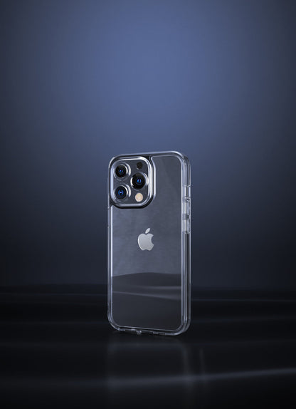 Phonix Case For iPhone 15 Plus Clear Rock Shockproof Case