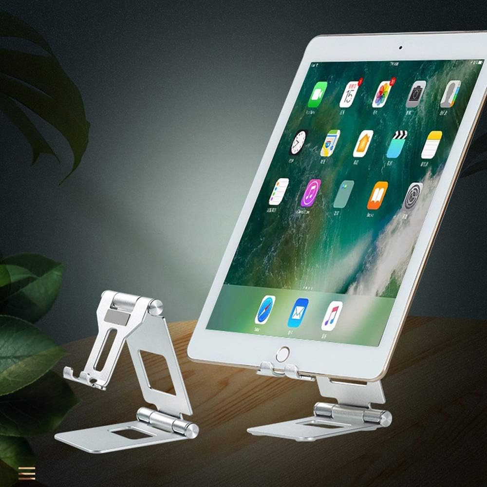 Aluminium Alloy Desktop Stand for Phone/iPad Holder (Silver)