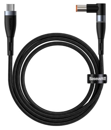 Baseus Zinc Magnetic Series Lenovo Laptop Charging Cable Type-C to DC Round Port(7.9*5.5mm) 100W 2m Black