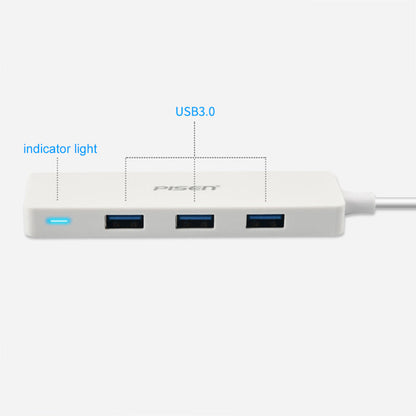 USB-A  to 4 USB 3.0 HUB Charging Port Adapter LS-RDK-DS03-150 PISEN (0.15m)