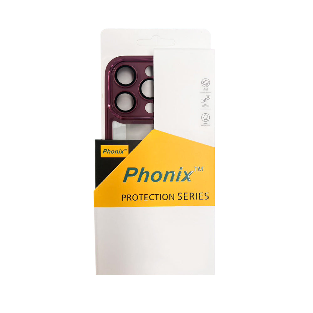 Phonix Case For iPhone 15 Pro Max Colorful Shield Case with Camera Protection