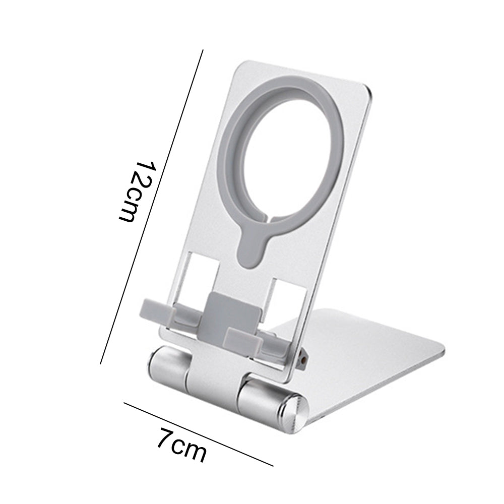 Aluminium Alloy Foldable Magnetic Wireless Charger Desktop Stand For iPhone