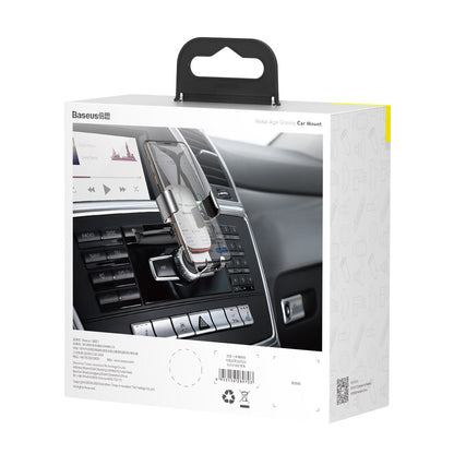 Metal Age Gravity Car Mount Silver Baseus