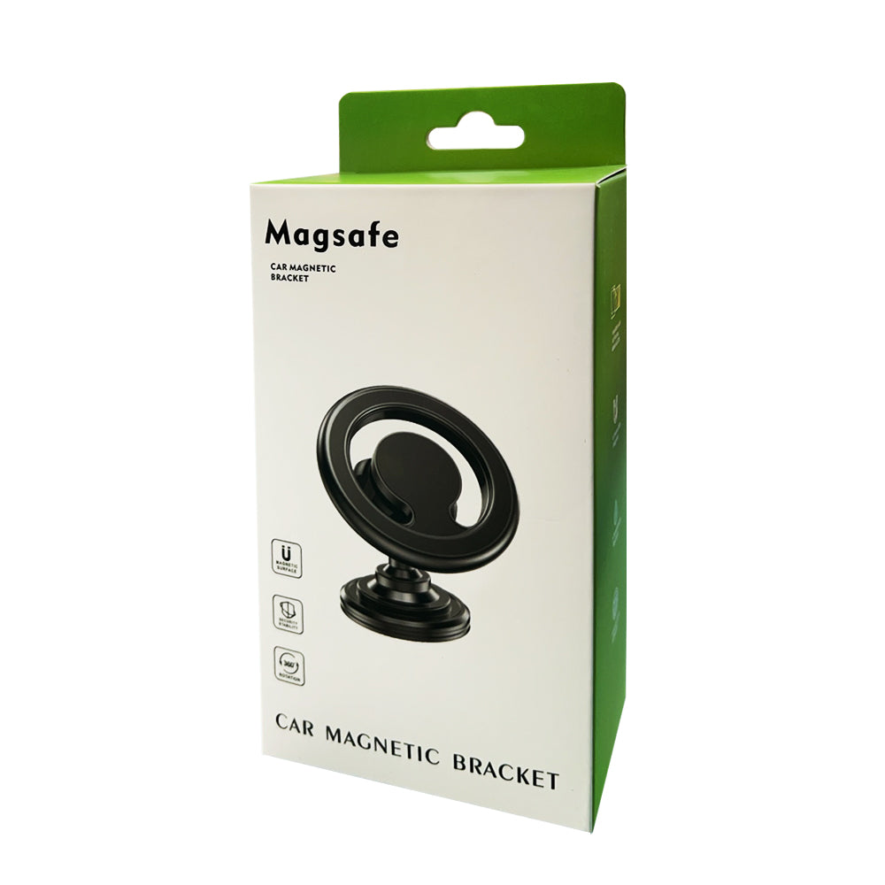 2 in 1 Magnetic Car Airvent & Dashboard Mount for iPhone Compatible with Magsafe Black