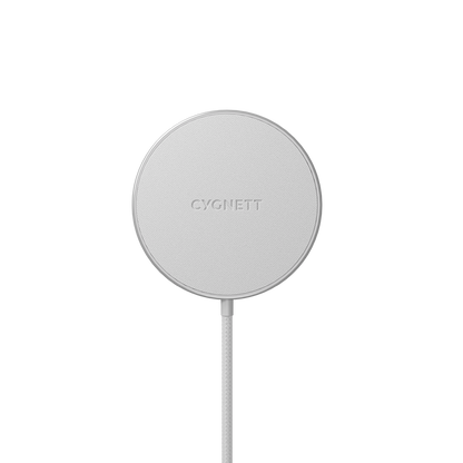 Cygnett 15W MagSafe Wireless Charging Cable MFI - White 1.2M