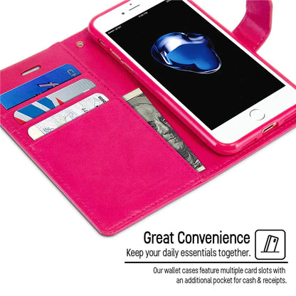 Goospery Case for iPhone 15  BlueMoon Diary Case