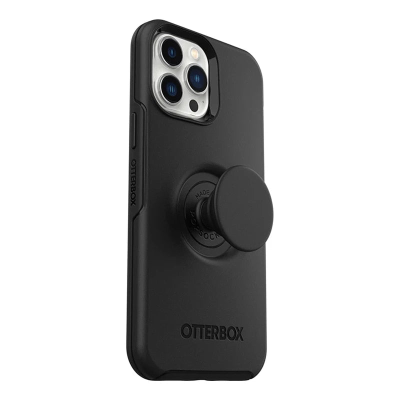 OtterBox Case For iPhone 14 Plus Otter + Pop Symmetry Series Case Black