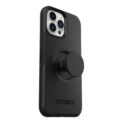 OtterBox Case For iPhone 14 Plus Otter + Pop Symmetry Series Case Black