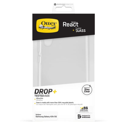 OtterBox Case React Series Case Black For Samsung S Series