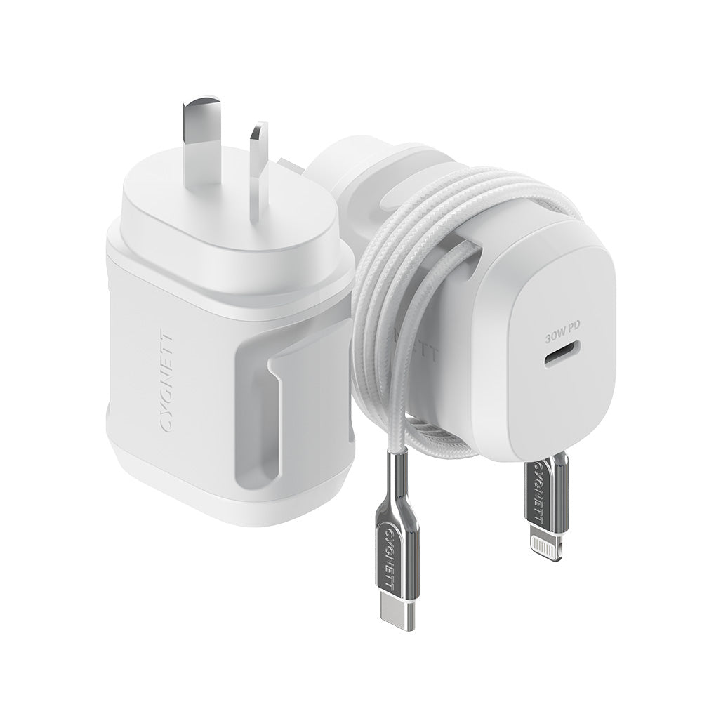 Cygnett 30W TYPE C PD Quick Wall Charger (cable not include)