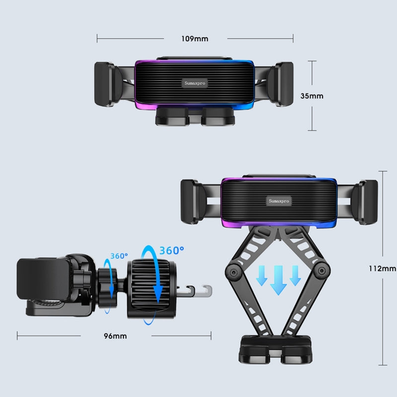 Car Phone Holder Gravity Air vent Phone Mount Clip