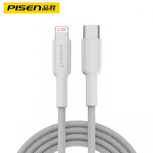 1.2M Lightning to USB-C PD20W Fast Charging braided Cable ZY-CL-PD01 PISEN