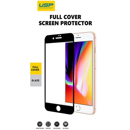 USP Screen Protector For iPhone 7 Plus / 8 Plus Black Full Cover