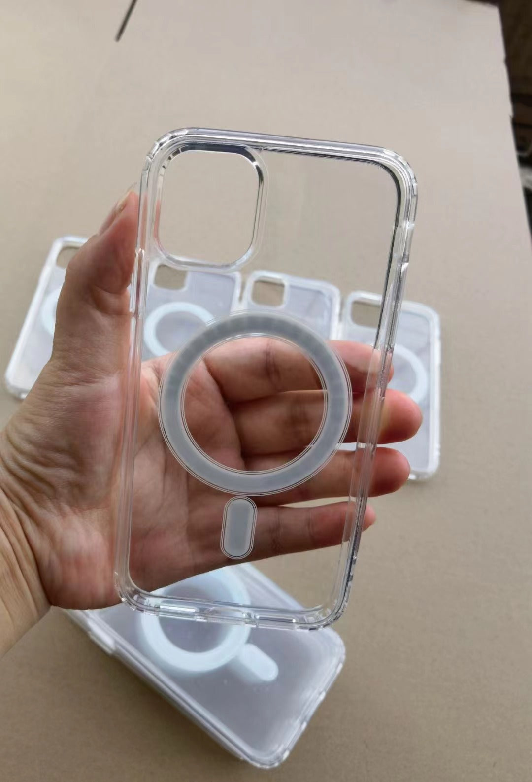 For iPhone 12 / 12 Pro Clear Case Compatible With MagSafe