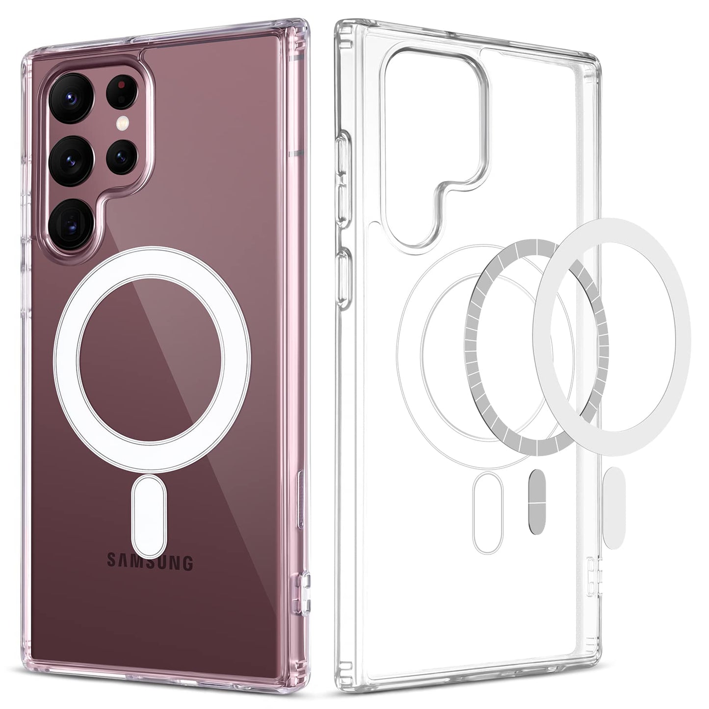 For iPhone 11 Pro Max Clear Case with MagSafe