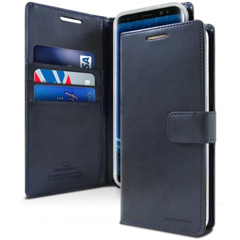 Goospery Case For iPhone 13 BlueMoon Diary Case