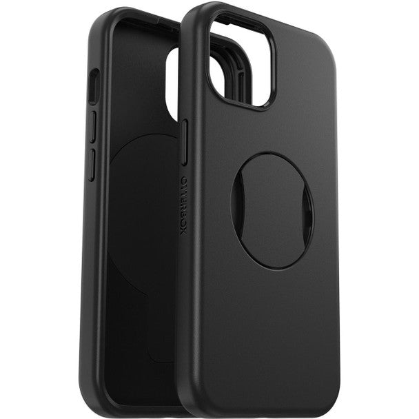 OtterBox Case For iPhone 15 Plus OtterGrip Case Compatible With Magsafe Black