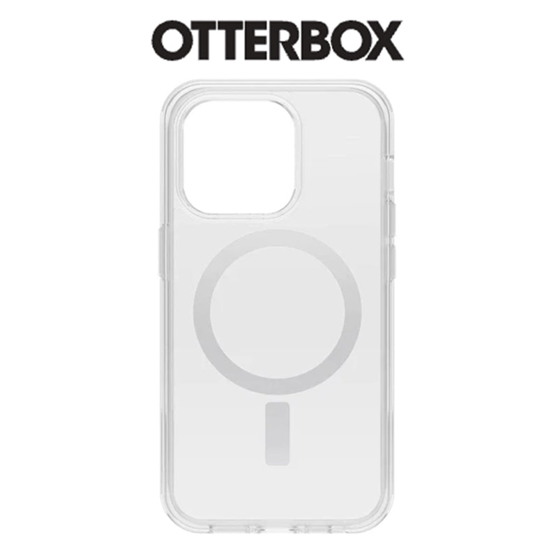 OtterBox Case for iPhone 14 Pro Symmetry Series+ Clear Antimicrobial Case for MagSafe